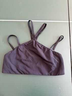 lululemon athletica Black Double-Strap Bandeau Bra